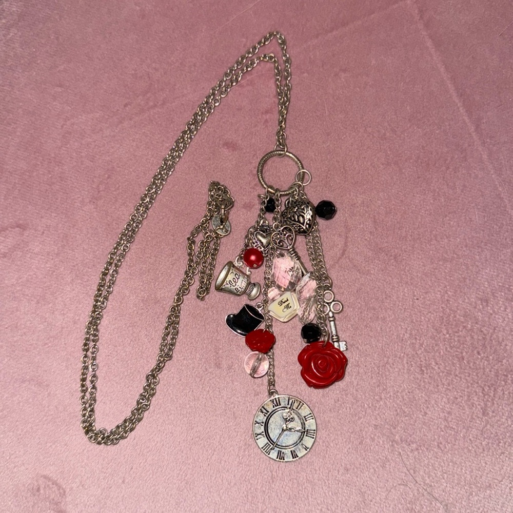Alice In Wonderland fun necklace Claire’s